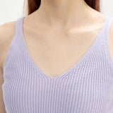 V-Neck Strick Top RHADA - krokus