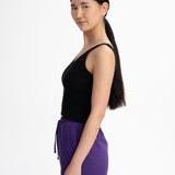 V-Neck Strick Top RHADA - schwarz