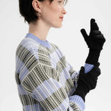 Strick-Handschuhe RISHI - Schwarz