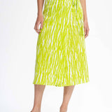 Midi Wickelrock RUCHIKA - kiwi brush