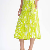 Midi Wickelrock RUCHIKA - kiwi brush